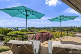 Another view from the 370 sf deck.