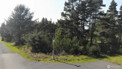 Corner lot with fantastic homesite