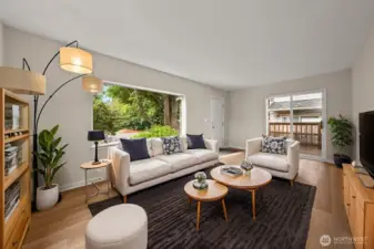 Living Room Virtually Staged