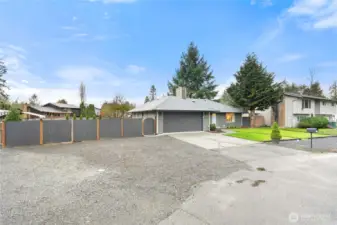 Lots of parking off street.