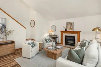 Cozy gathering space.