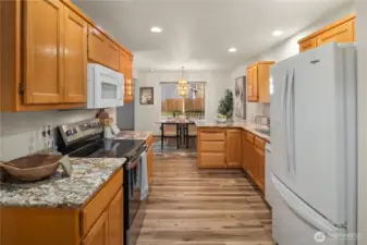 Looking back towards dining space.