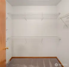 Walk-in closet.