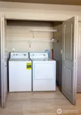 Washer and Dryer come with the unit!