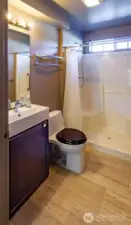 There are lovely updates in the main bath!