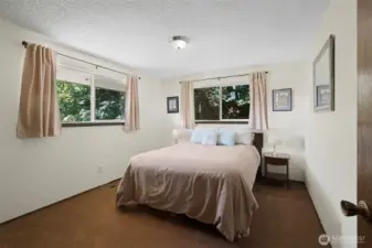 One of two good-sized additional bedrooms.