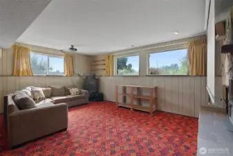 Even the basement has big windows to capture the gorgeous territorial views.