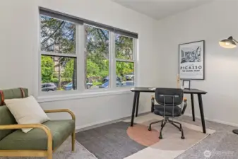 Main floor bedroom or work from home office
