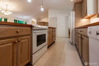 View of kitchen.