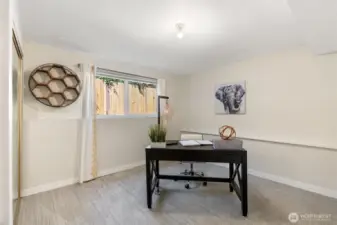 Fourth bedroom or flex space on lower level.