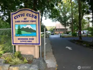 Deeded access to Lake Forest Park Civic Club just down the street!