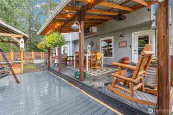 Backyard oasis