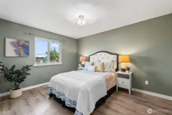 Spacious primary suite.