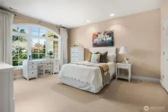one of the two bedrooms upstairs this will be the third bedroom