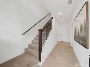 Entrance on first floor