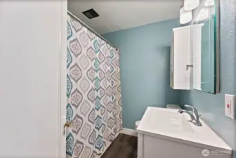 New Tile Shower Surrounding.