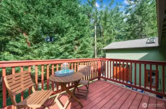 A beautiful spot for morning coffee.