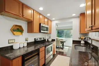 Looking back toward the dining room.