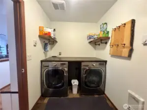 The laundry room.