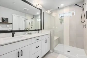 Primary Bathroom w/ Upgraded Frameless Shower