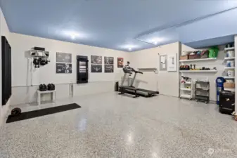 2-Car Tandem Garage w/ Upgraded Epoxy Flooring and Paint