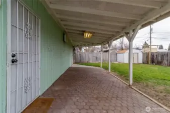 Covered patio