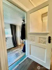 Closet entrance off of Primary Bedroom