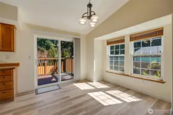 Bright, big windows...