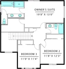 THIS IS THE REVERSE FLOOR PLAN BUT THE ROOM SIZES ARE CORRECT
