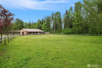 Barn and Pasture