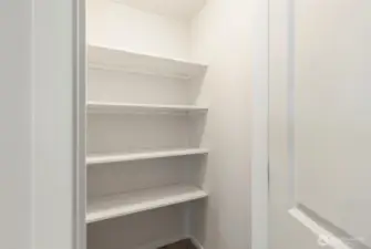 Large pantry space