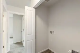 Laundry closet