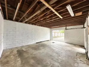 Interior of Detached Garage