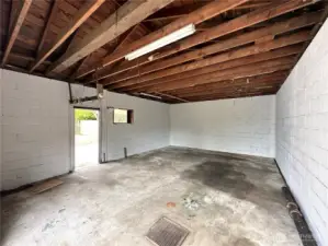 Interior of Detached Garage