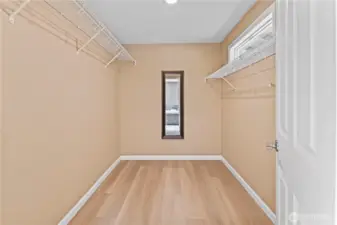 Primary walk-in closet