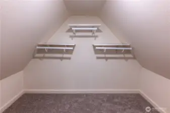 Walk in closets are nice.