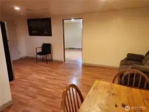 Lower Level bedroom entrance off living area