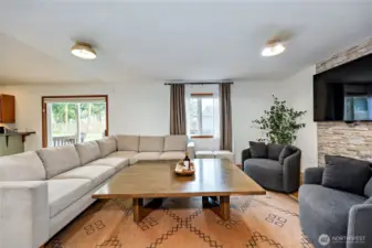 Livingroom just off the Kitchen