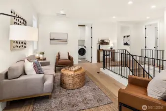 Upstairs bonus living area