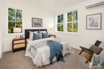 Bedroom 3 with own en-suite bath