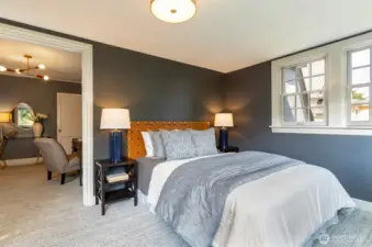 Serene Primary Suite located o the East side of the home for added privacy.