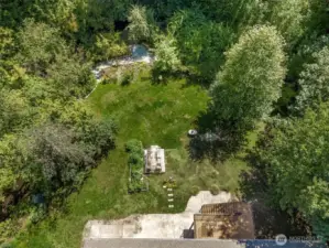 Though there is a large lawn out front, most of your quiet & serene acreage is in the back, and it's all VERY PRIVATE!