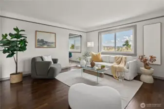 Light filled livingroom