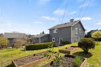 Garden beds ready for you.