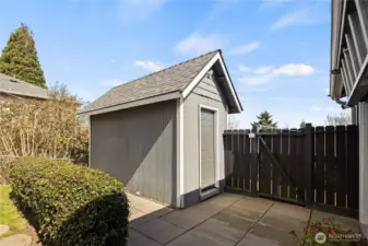 Storage Shed for all your gardening needs/outdoor furniture