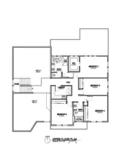 2nd floor architect plan drawing