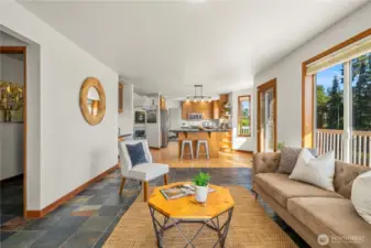 Open concept is great for entertaining!