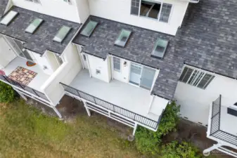 You'll love looking at the views from your private patio deck