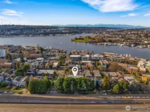 Right in the center of Eastlake, close to all the best shops, restaurants and cafes.