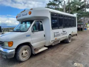 The Rabbit shuttle transports island owners & their guests to & from their homes to the marina.